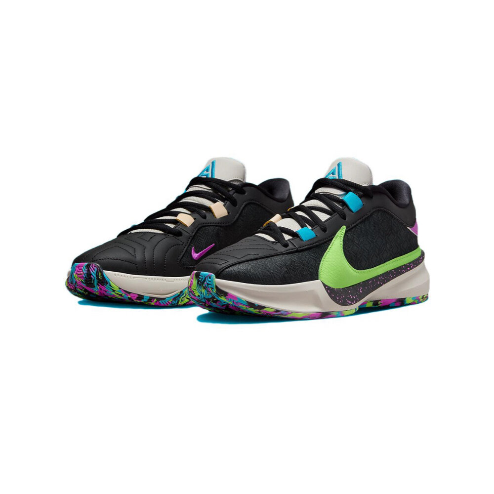 25921570883-Nike Zoom Freak 5 EP 籃球鞋 黑綠紫 DX4996-002