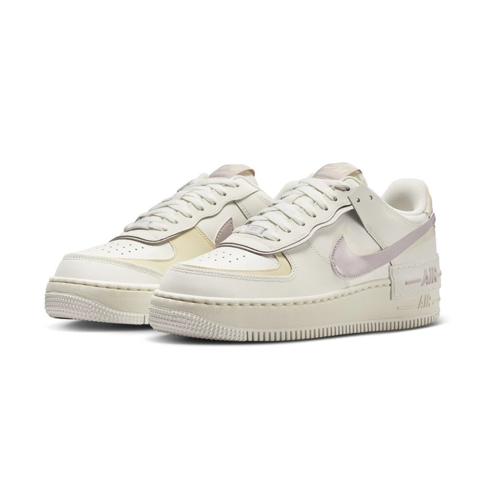 26000036799-W Nike Air Force 1 Shadow 米白淡紫 女休閒鞋 DZ1847-104