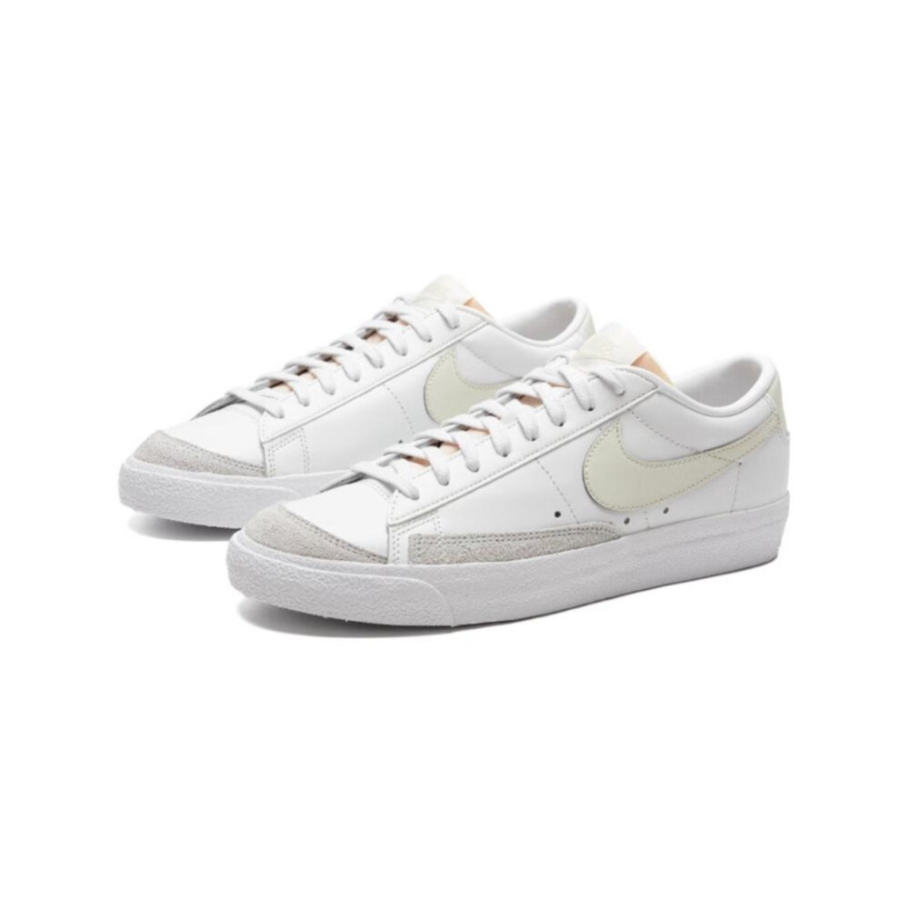 26001466045-Nike Blazer Low 77 VNTG 米白皮革 男鞋 休閒鞋 DA6364-110