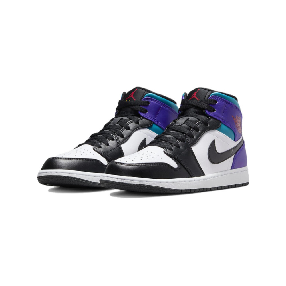26163616651-Nike Air Jordan 1 Mid 黑紫 DQ8426-154