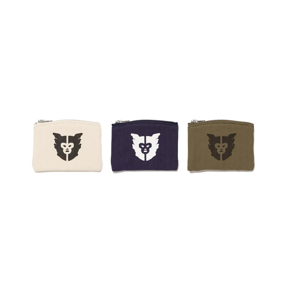 26166161305-Human Made Card Case 猿人頭 卡夾包 海軍藍/白/綠 HM28GD012