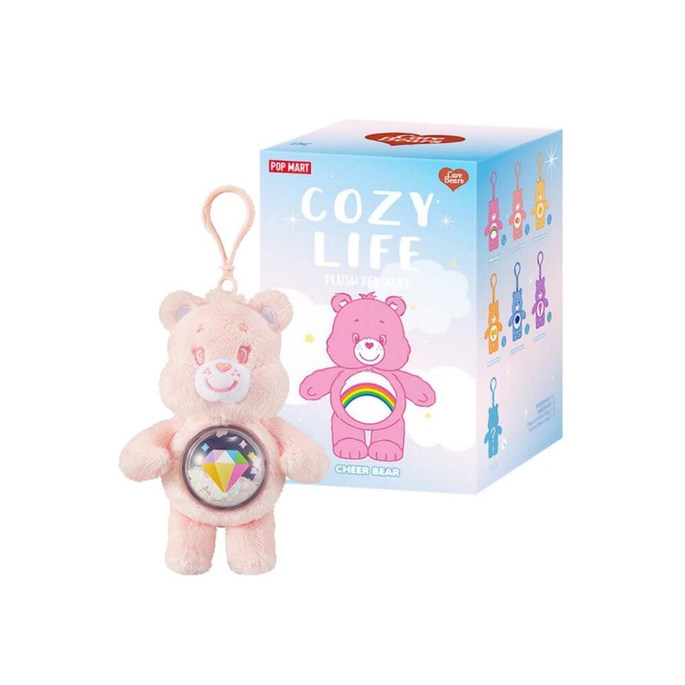 26257449453-Care Bears Cozy Life 彩虹熊 盲盒 盒玩 流沙 毛絨 掛件 吊飾