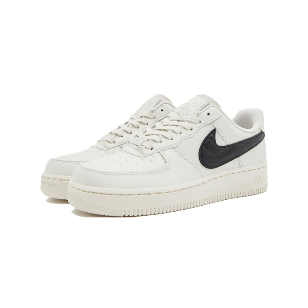 26312861276-W Nike Air Force 1 '07 全白黑浮雕勾 FV1182-001