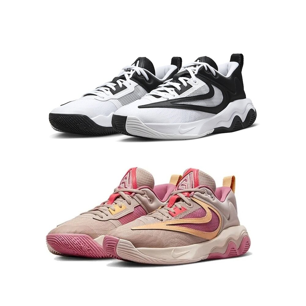 26321150969-Nike Giannis Immortality 3 EP 籃球鞋 黑白/淡粉 DZ7534