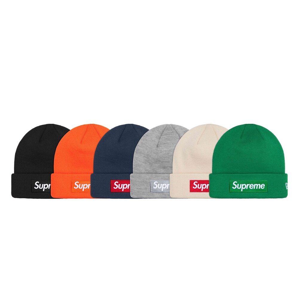 26421734337-SupremeFW24 x New Era Box Logo Beanie毛帽FW24BN13【Fashion SPLY