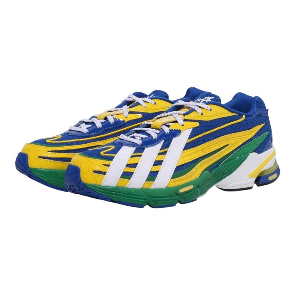 26469689314-BAPE x Adidas Orketro Yellow Blue Green黃綠藍JQ2398