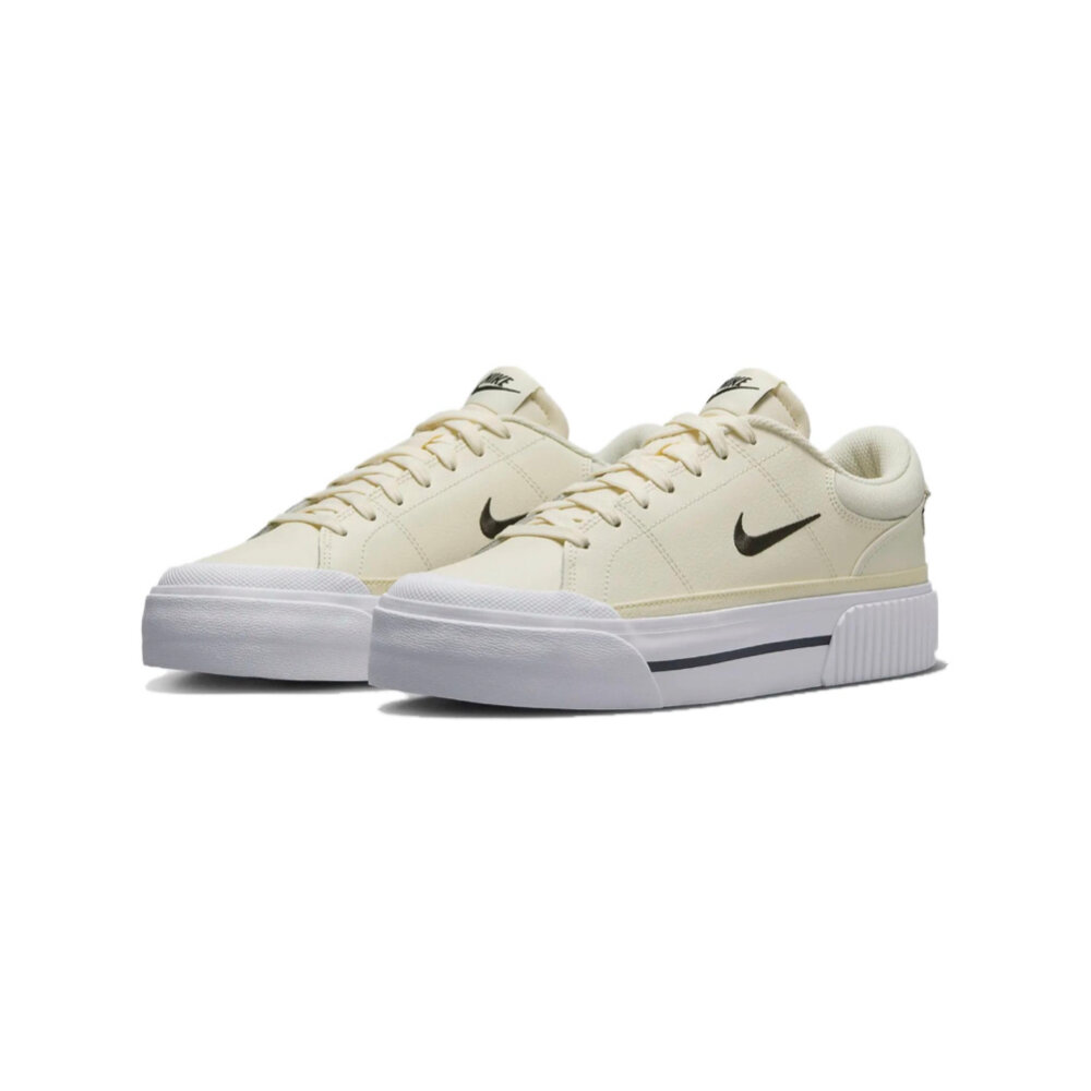 26618399503-W Nike Court Legacy Lift 奶油黑勾 FV5526-101