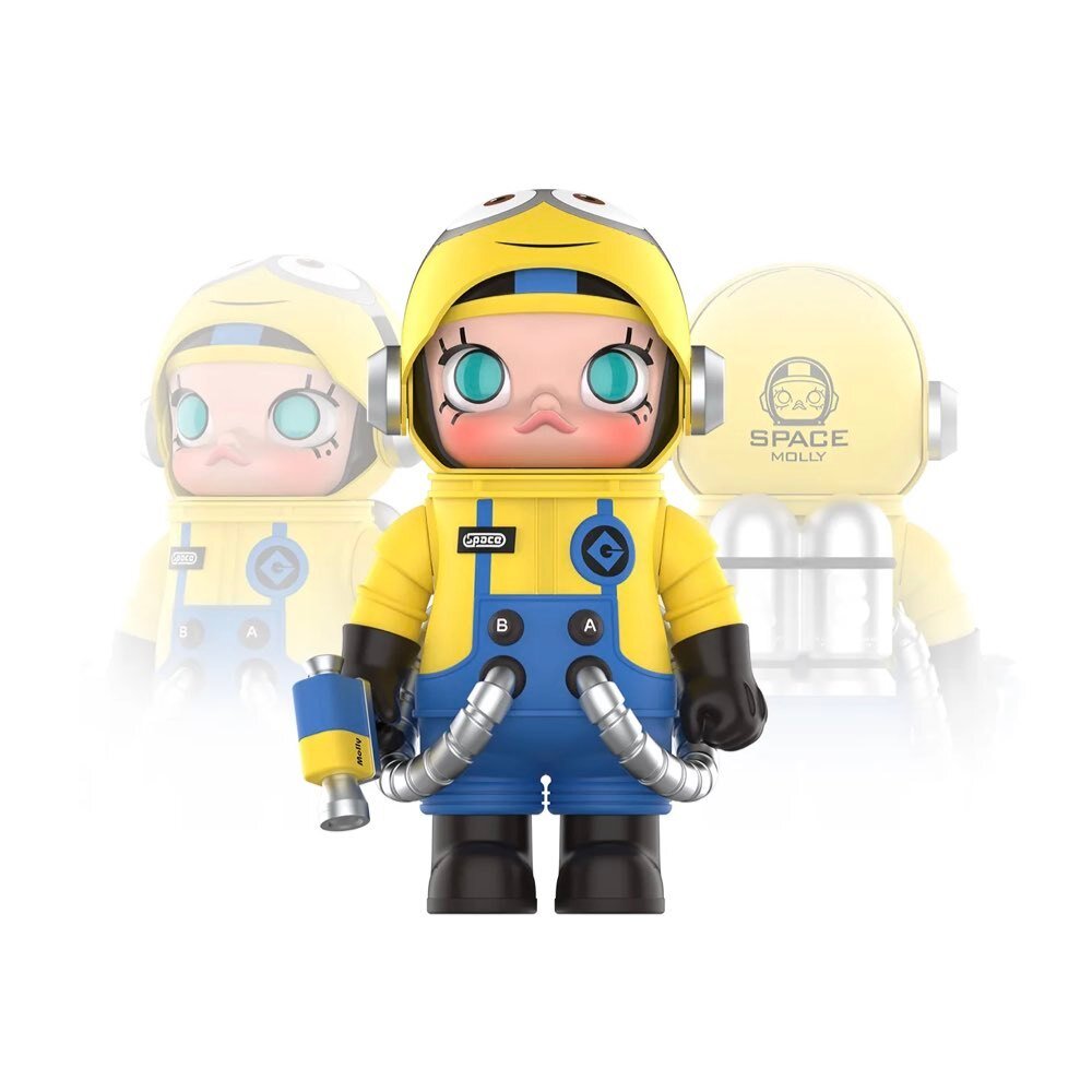 26676687385-Pop Mart Mega Space Molly Minions 小小兵 400%