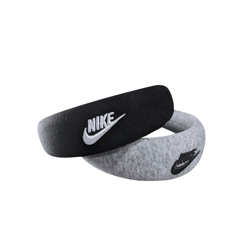 26903314733-Nike Logo 髮箍 穿搭配件 黑/灰 HF9193-091/HF9193-035