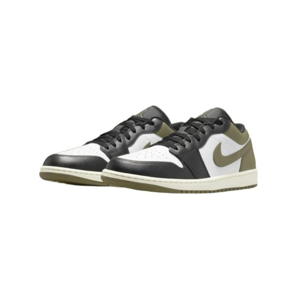 26963611432-Air Jordan 1 Low 橄欖綠黑 553558-092