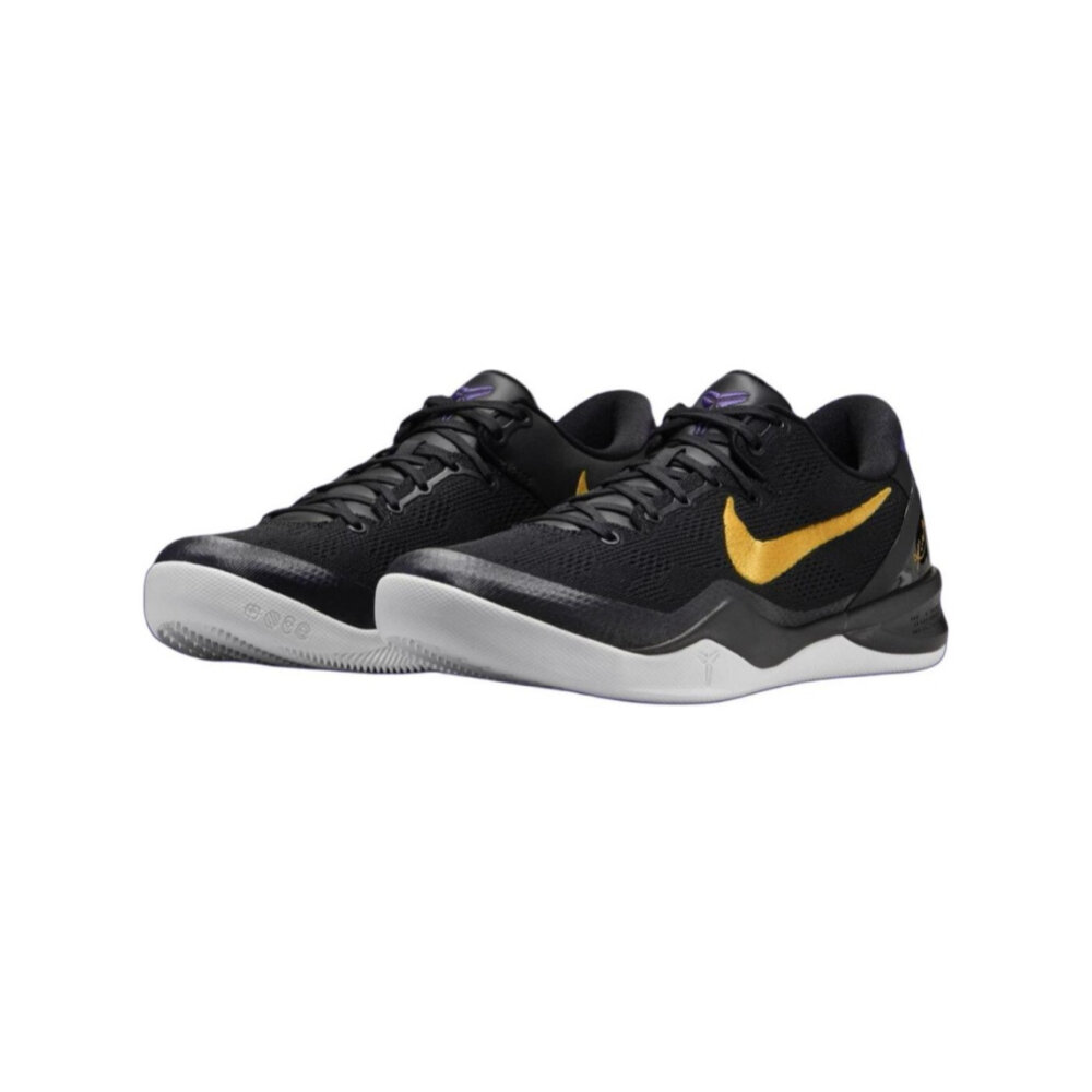 27011148656-Nike Kobe 8 Protro Lakers Away 黑黃紫 HF9550-001