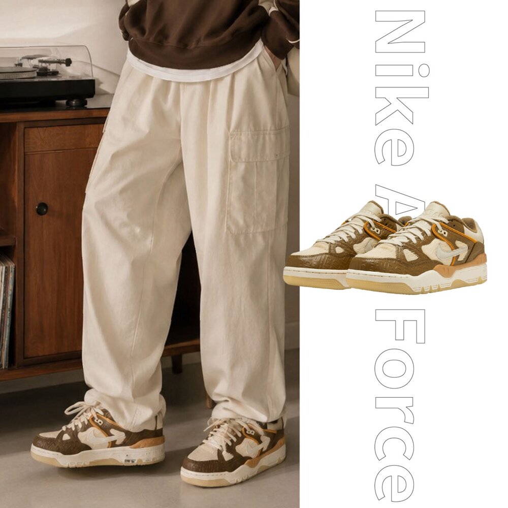 27422241558-Nigo x NikeAF3 Low Light British Tan摩卡HQ7533-200