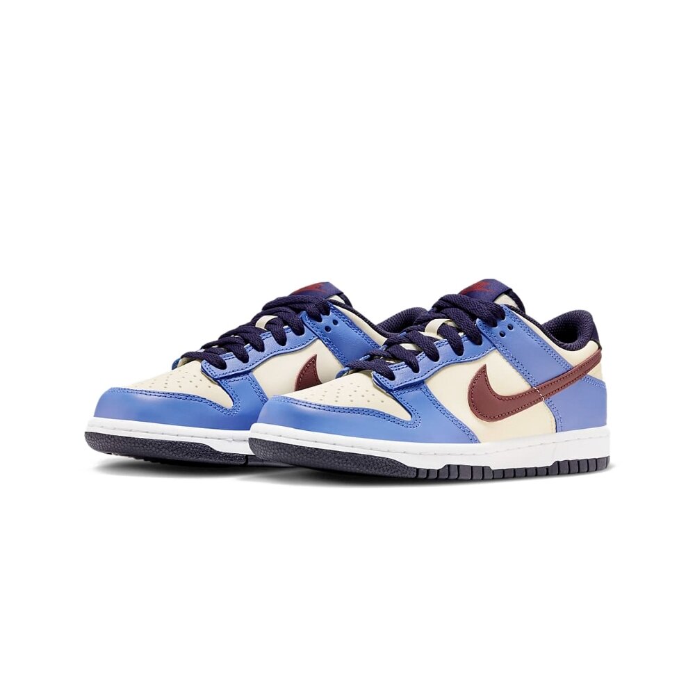 27504778708-Nike Dunk Low 米白藍酒紅 GS 休閒鞋 FV8119-161