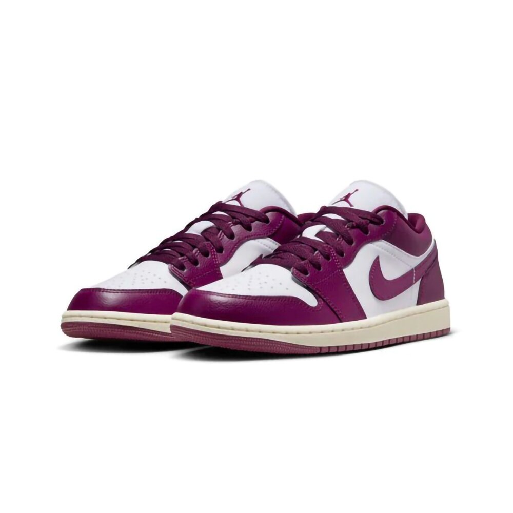 27555720290-W Air Jordan 1 Low Fireberry 白紫 休閒鞋 DC0774-161