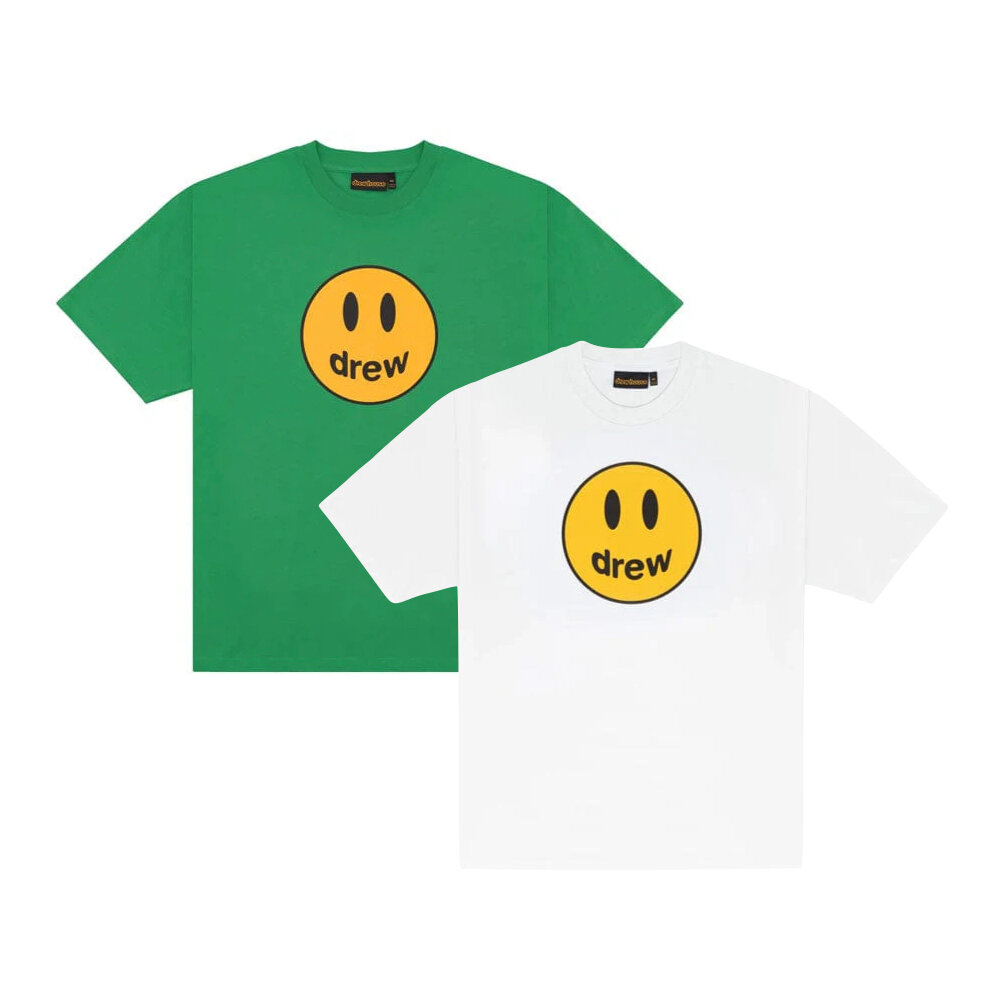 27607473678-Drew House 24SS 綠/白 短袖 T恤 DH-HJ2121-MCGR/MCWH