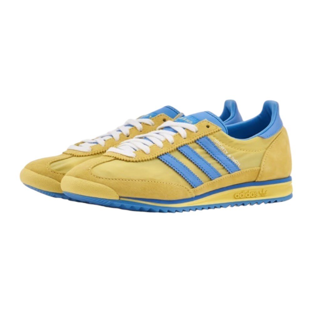 27719696039-Sporty & Rich x W Adidas SL 72 OG 聯名款 黃藍 JH6702