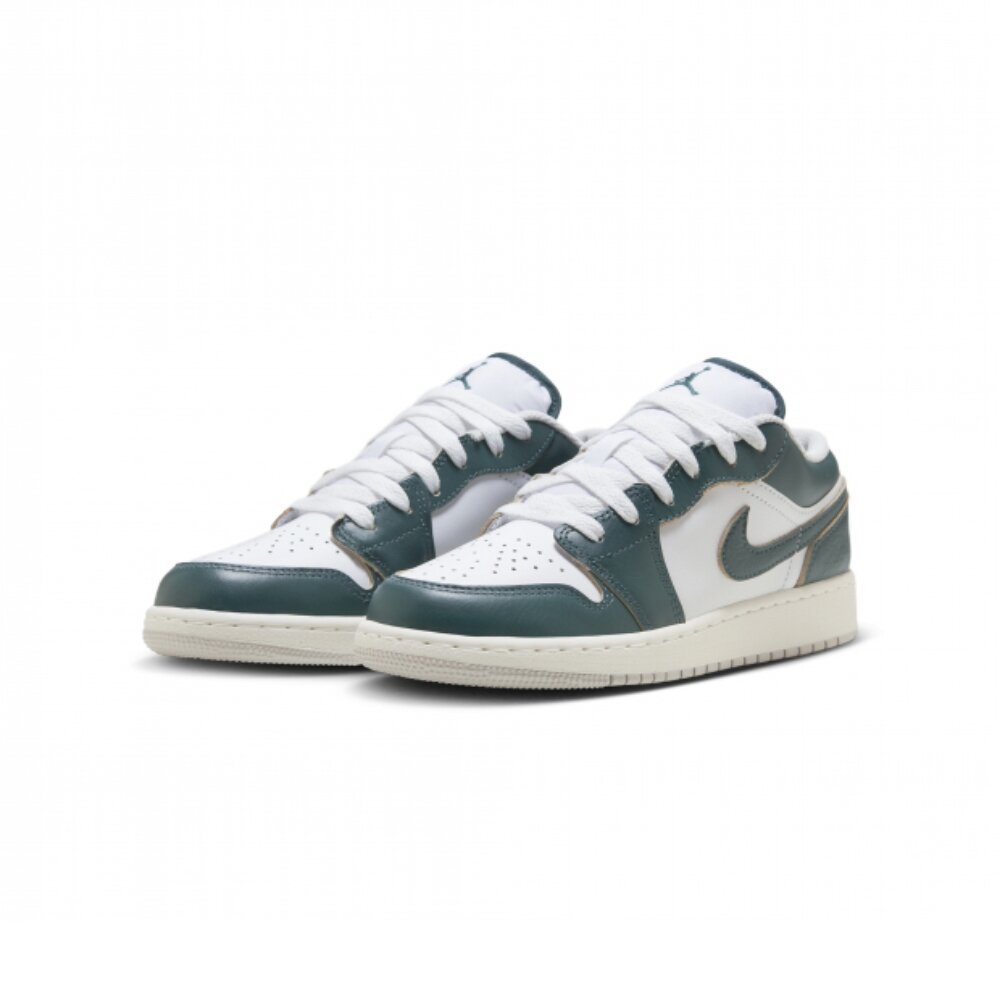 27804878335-Air Jordan 1 Low SE 奶油綠 GS 厚底 休閒鞋 FQ8041-300