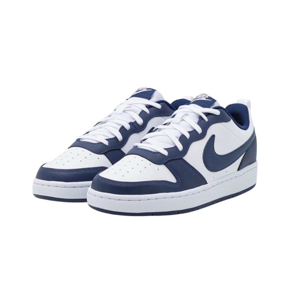 27819076834-Nike Court Borough Low 2 深藍 GS 大童 BQ5448-107
