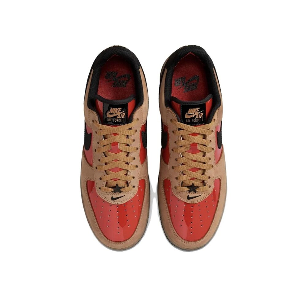 Nike AF1 Low World Tour Shanghai 咖 紅FZ3081-200-圖片-3