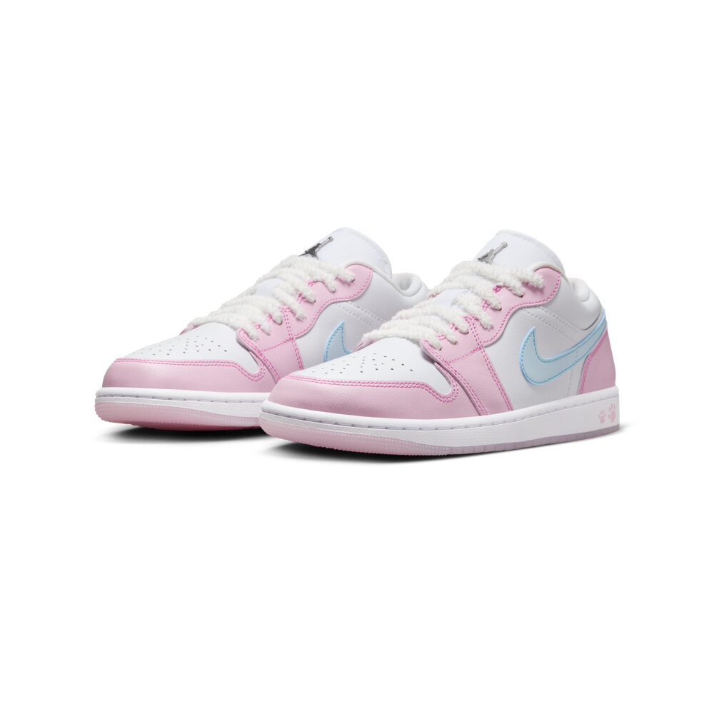 28007684325-W Air Jordan 1 Low Paw Print狗狗掌印 白粉藍HM3706-141