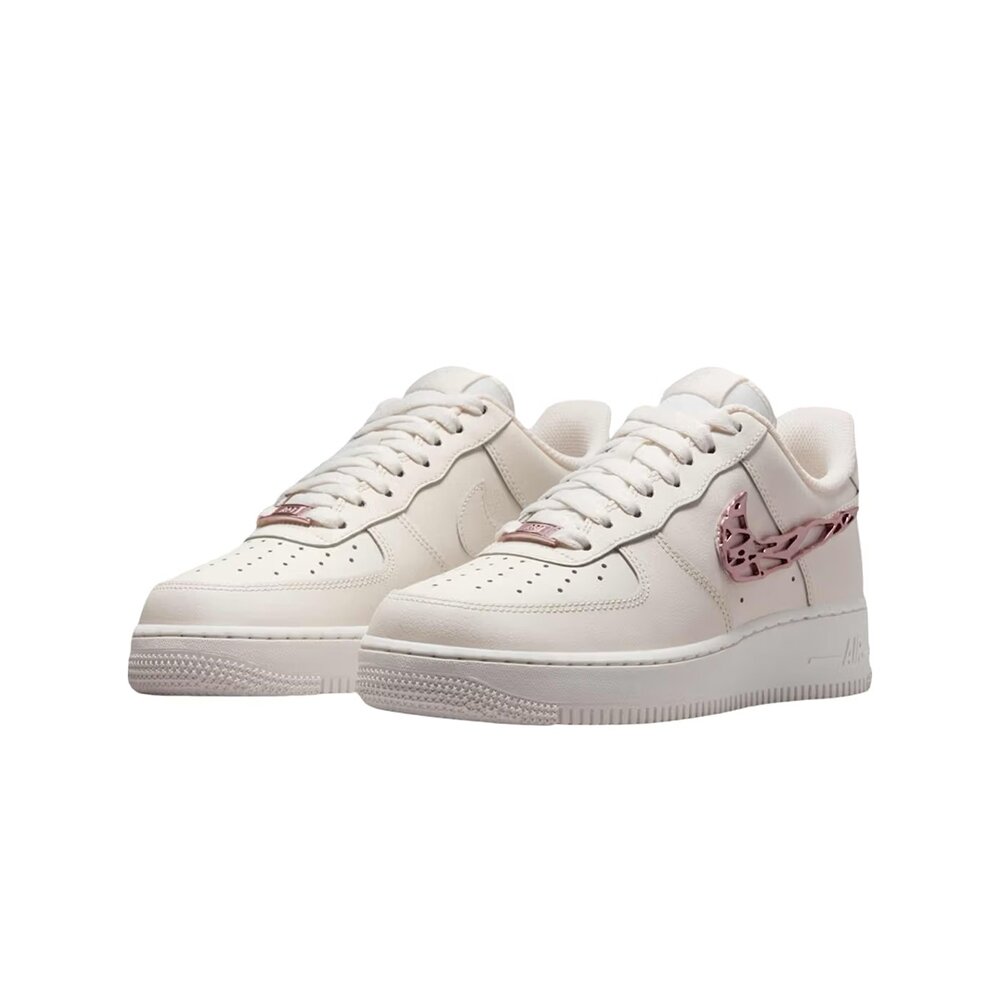 28021736426-W NikeAF1 Low Liquid Metal Swoosh MetallicPink粉金【FashionSPLY