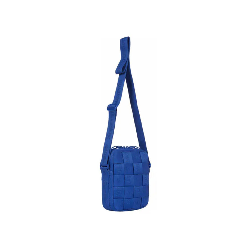 Supreme24SSWovenShoulderBag編織BV肩背包灰/藍/黑SS24B43-圖片-6