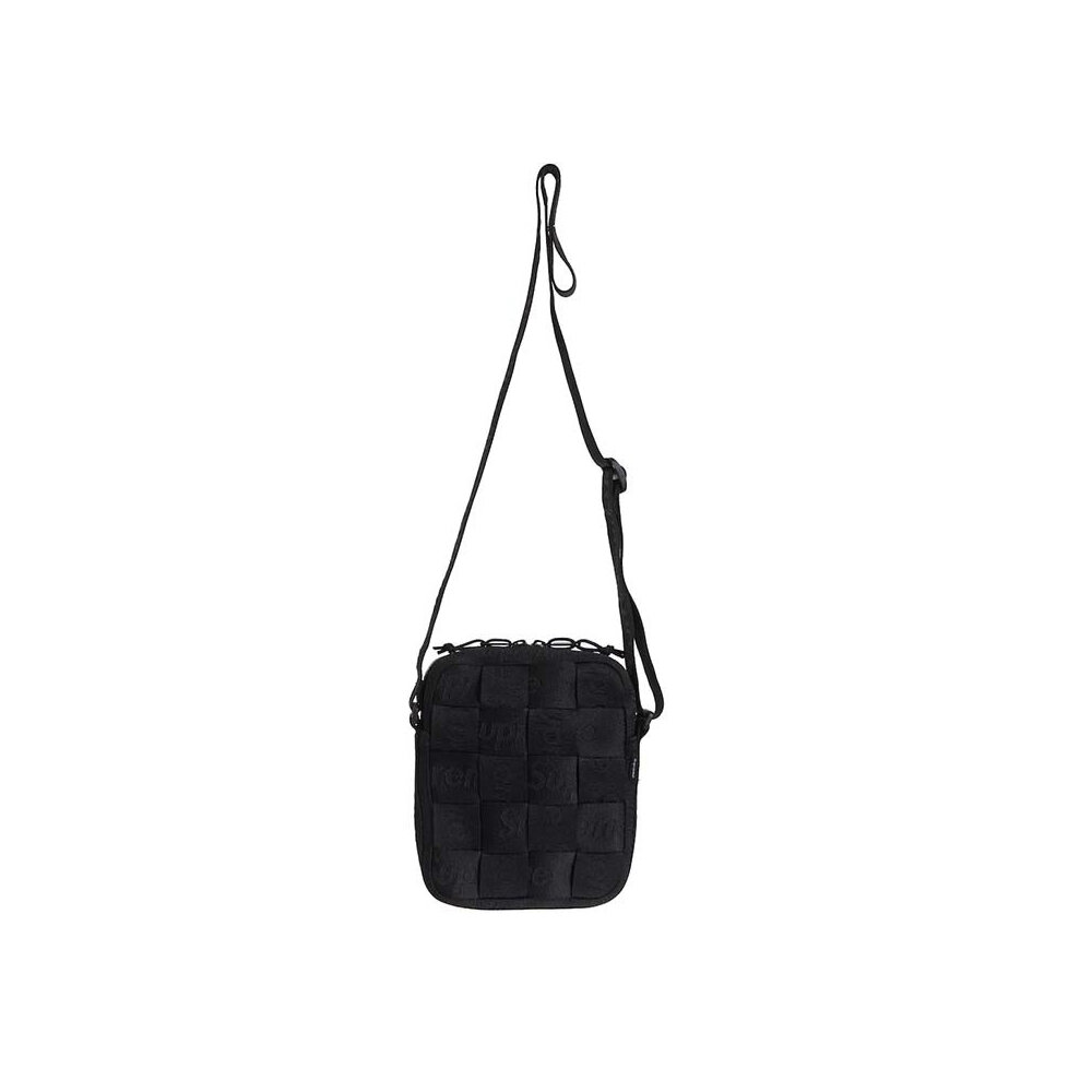 Supreme24SSWovenShoulderBag編織BV肩背包灰/藍/黑SS24B43-圖片-8