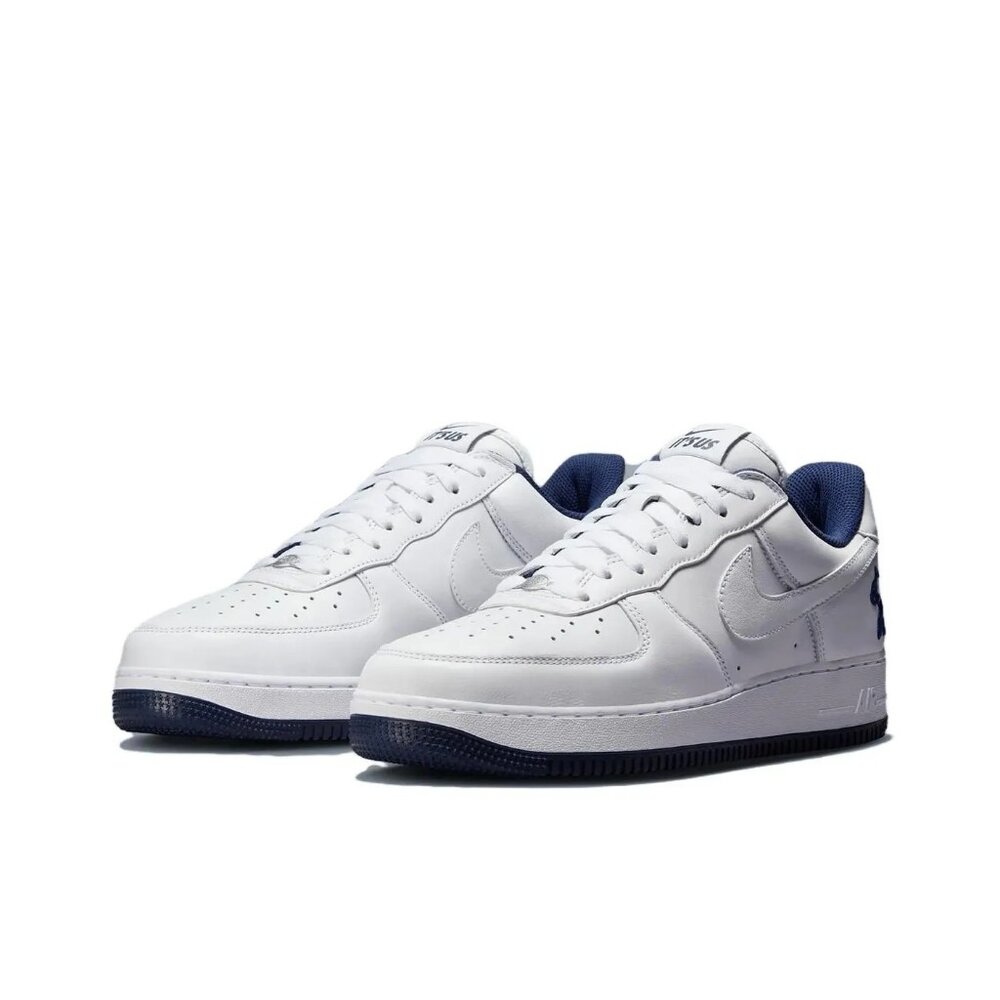 28620487109-Nike Us Force 1 全白 刺繡小人 IB5720-100