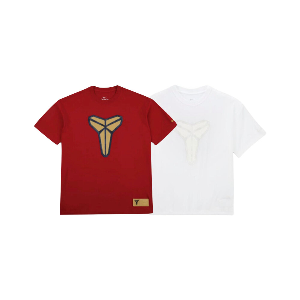 29113012488-Nike Kobe Max 90 短袖 白/紅 FZ8072-100/FZ8072-636