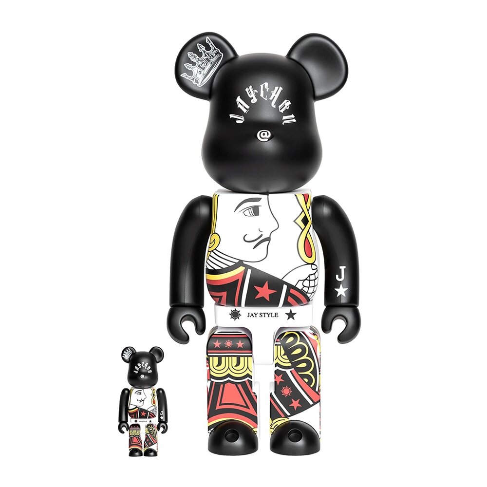 29307447934-bearbrick x Phantaci Jay Chou 聯名款 庫柏力克熊 潮流公仔 100%+400%