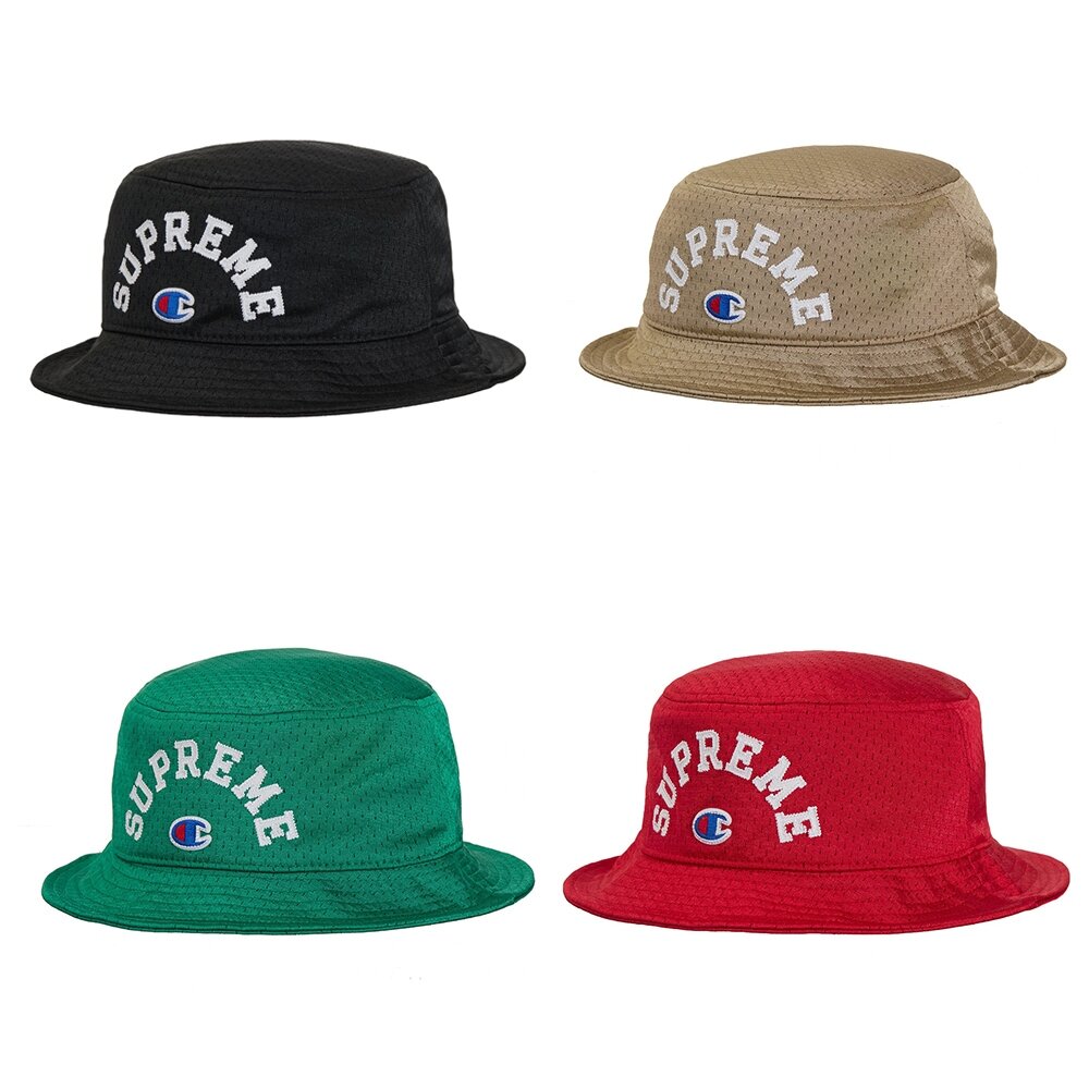 29400833126-Supreme 24SS x Champion Mesh Crusher 卡其/紅/綠/黑
