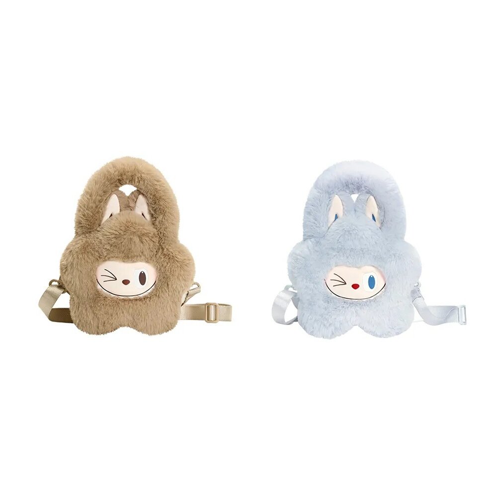 29418399426-Pop Mart Labubu The Monsters 花花包 棕色/水藍色