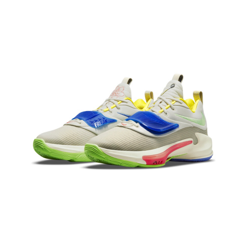 29422271919-Nike Zoom Freak 3 籃球鞋 米灰藍 DA0695-100