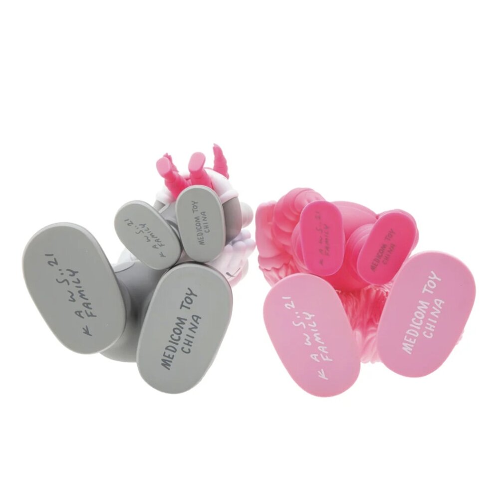 KAWS Family Vinyl Figures Grey/Pink 公仔 KAWS005-圖片-4