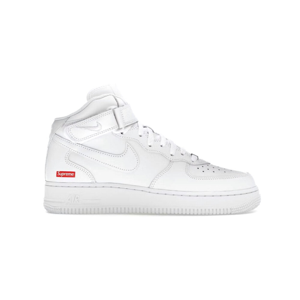 Supreme x Nike Air Force 1 Mid 聯名 白 FZ8784-100-圖片-4