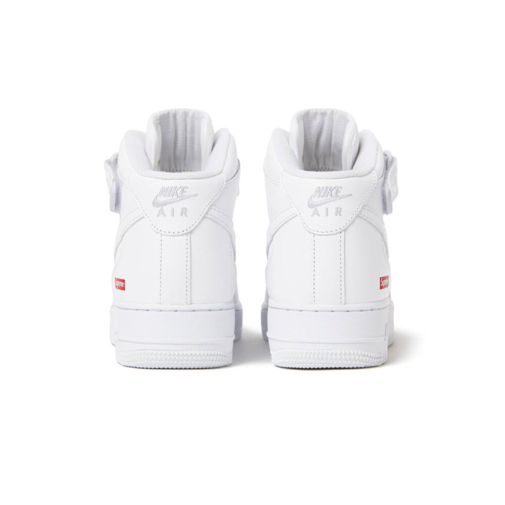 Supreme x Nike Air Force 1 Mid 聯名 白 FZ8784-100-圖片-5