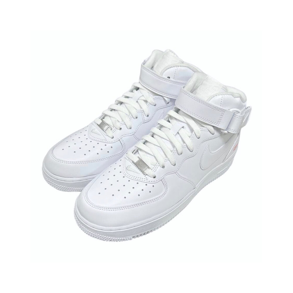 29562722121-Supreme x Nike Air Force 1 Mid 聯名 白 FZ8784-100