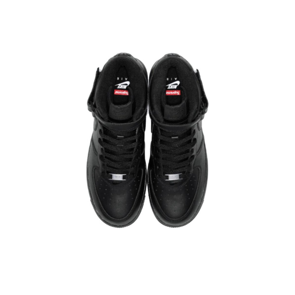 Supreme x Nike Air Force 1 Mid 聯名 黑 FZ8784-001-圖片-4