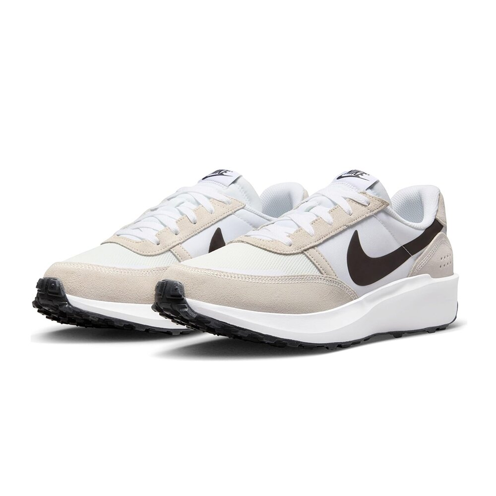 29601145972-Nike Waffle Debut 米白黑復古 男鞋 休閒鞋 運動鞋 FJ4195-100