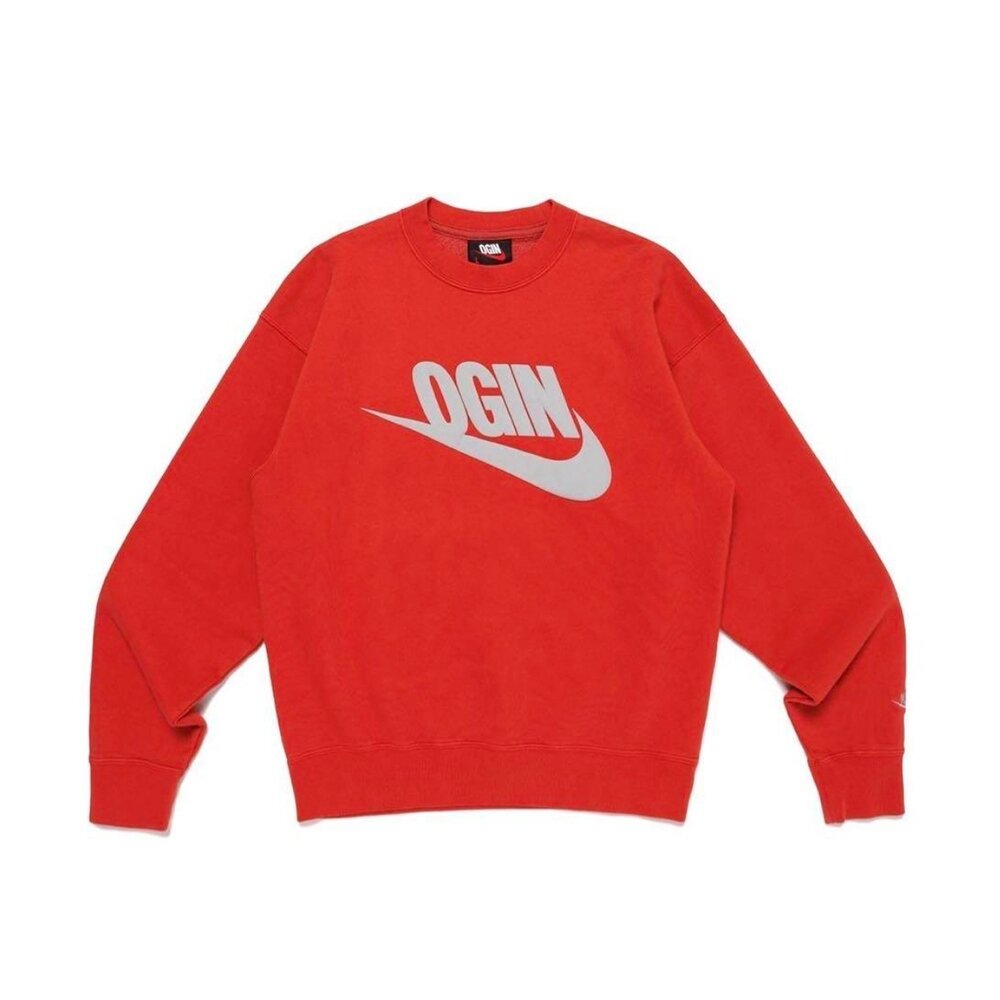 29722266316-NIGO x Nike AS NRG Crew FleeceRed 大學T FV5942-687【FashionSPLY