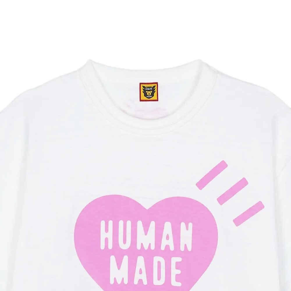 Human Made Heart T-Shirt 白粉/黑粉 原宿限定 HM26TE018-圖片-5