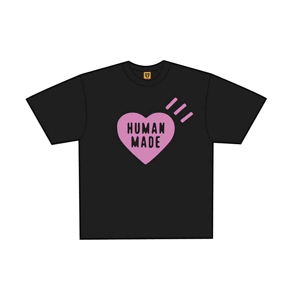 Human Made Heart T-Shirt 白粉/黑粉 原宿限定 HM26TE018-圖片-8