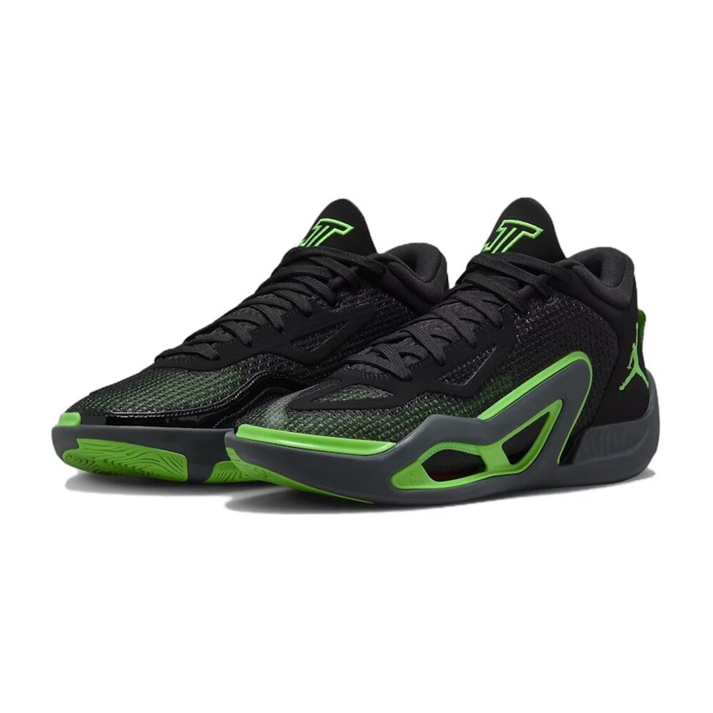 29851146607-Nike Jordan Tatum 1 PF 黑螢光綠 男鞋 籃球鞋 DZ3330-003