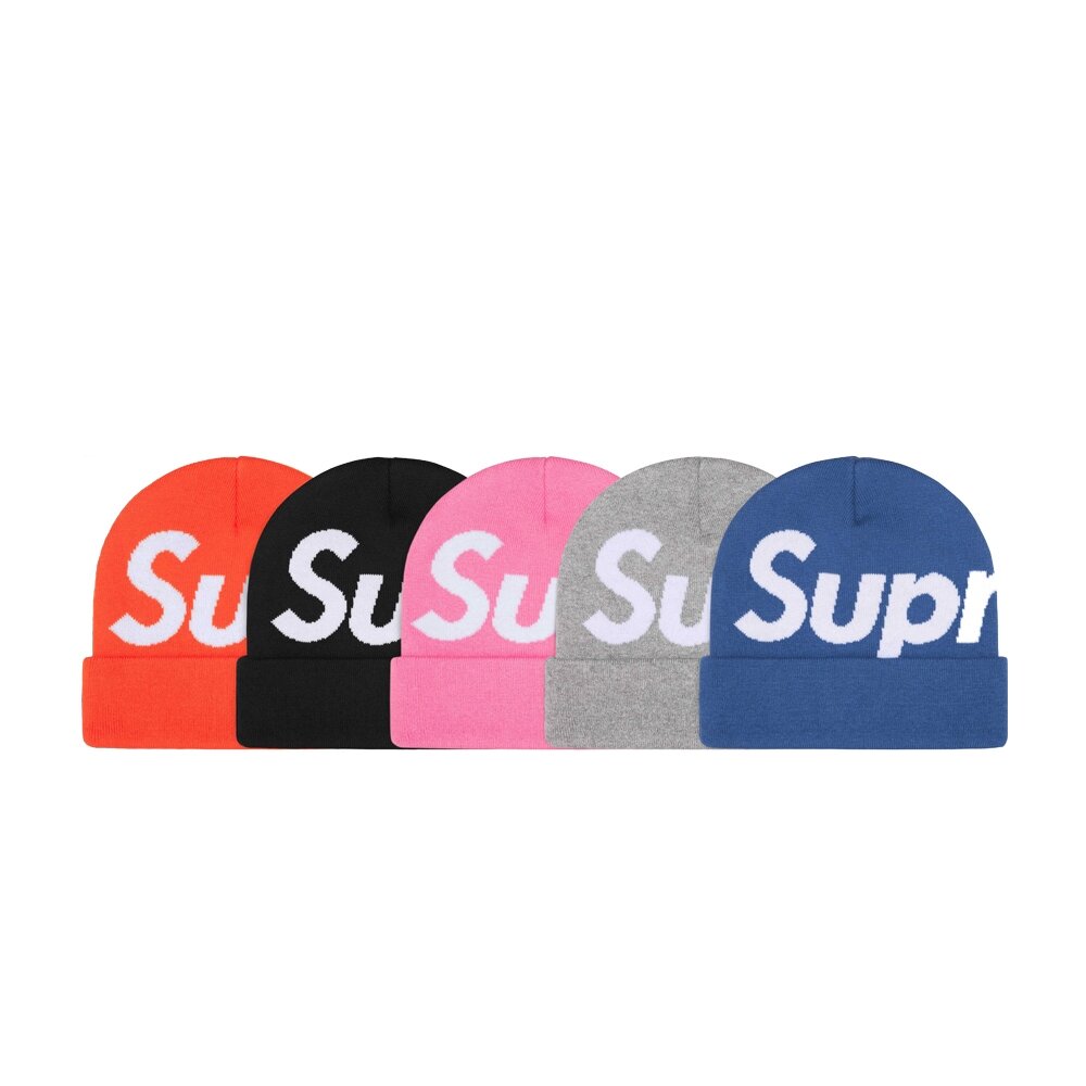 29871451923-Supreme FW24 Big Logo Beanie 毛帽 FW24BN21