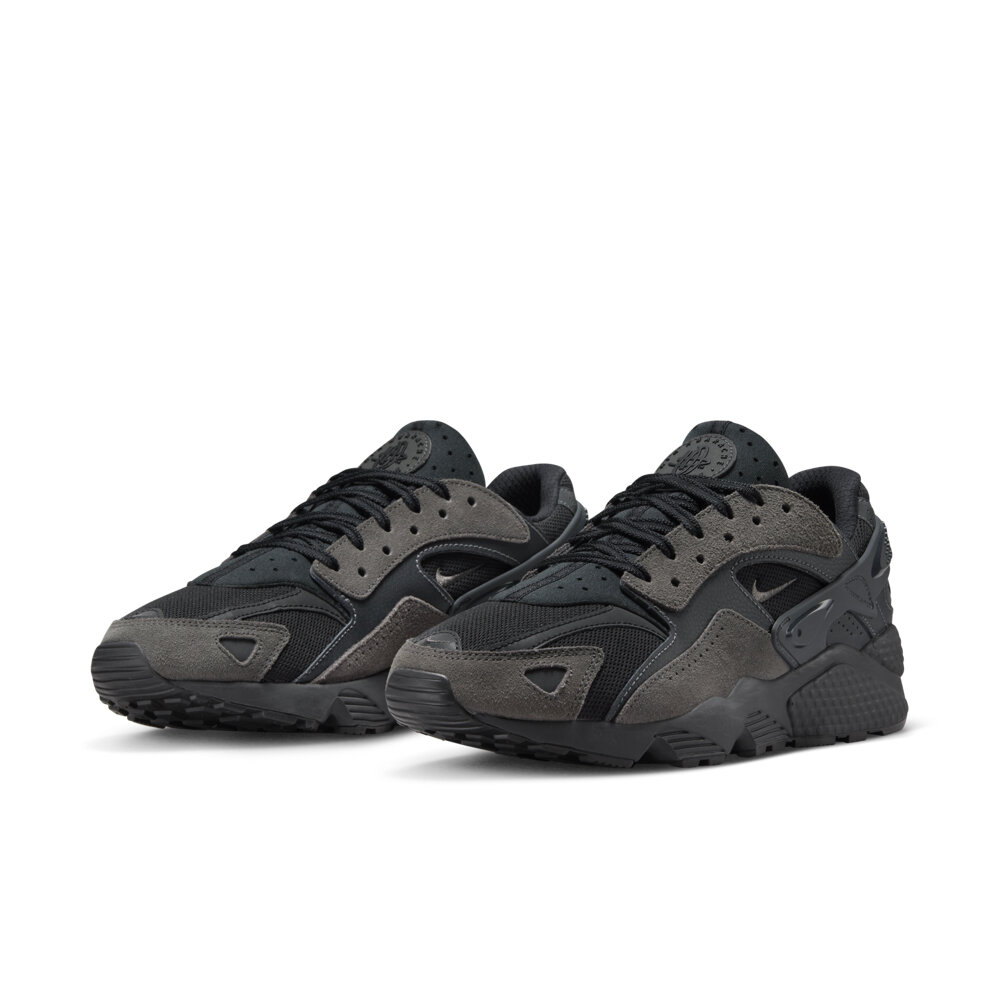 29902501411-Nike Air Huarache Runner 黑灰麂皮 男休閒鞋 DZ3306-002