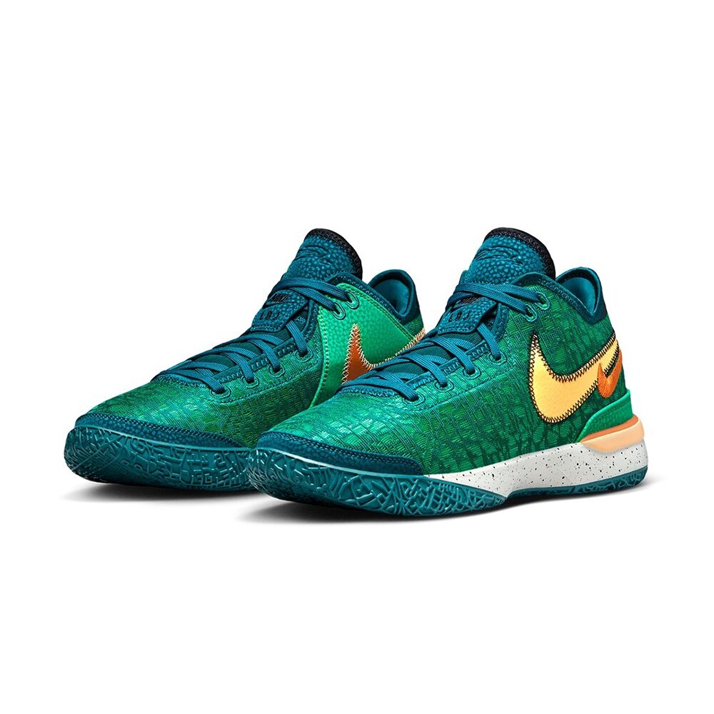 29951145847-Nike Zoom LeBron NXXT Gen EP實戰籃球鞋綠金勾DR8788-301