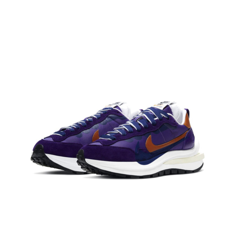 3039902320-Sacai x Nike Vaporwaffle 紫橘 休閒鞋 男鞋 DD1875-500