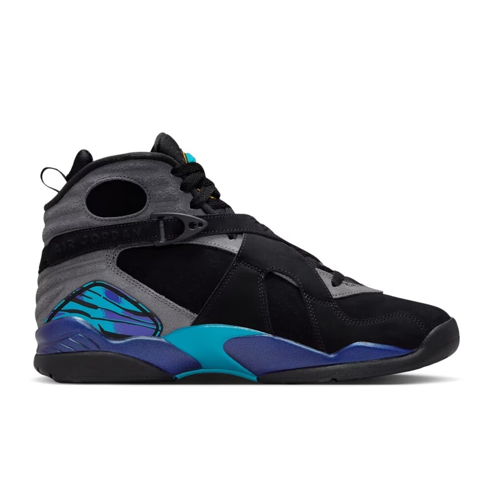 Air Jordan 8 Retro ( 2025 ) Aqua 藍紫黑 籃球鞋 復刻 305381-006-圖片-2
