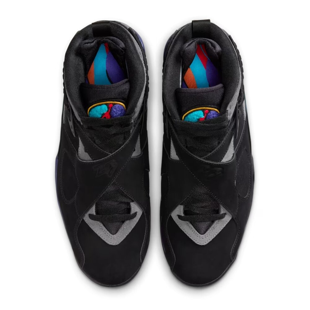 Air Jordan 8 Retro ( 2025 ) Aqua 藍紫黑 籃球鞋 復刻 305381-006-圖片-3