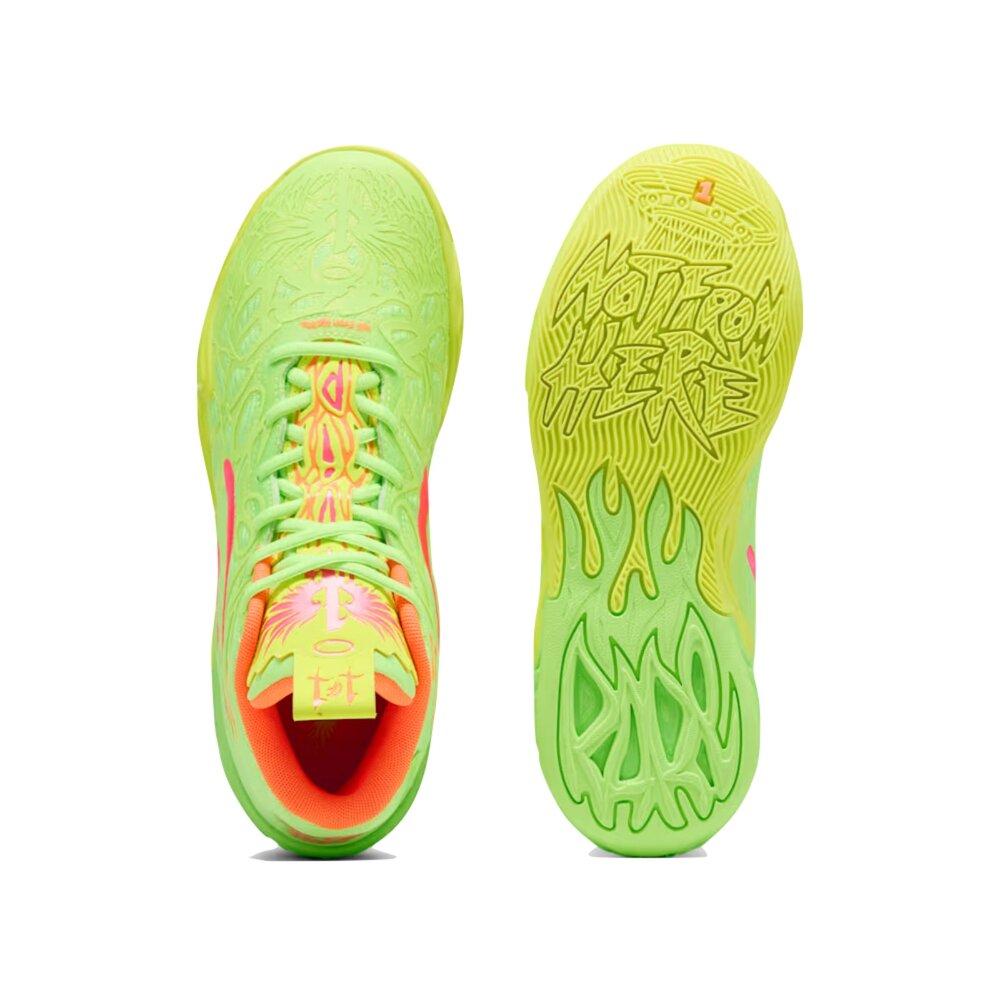 Puma LaMelo Ball MB.04 Gem 籃球鞋 檸檬綠 男鞋 311421-01-圖片-3